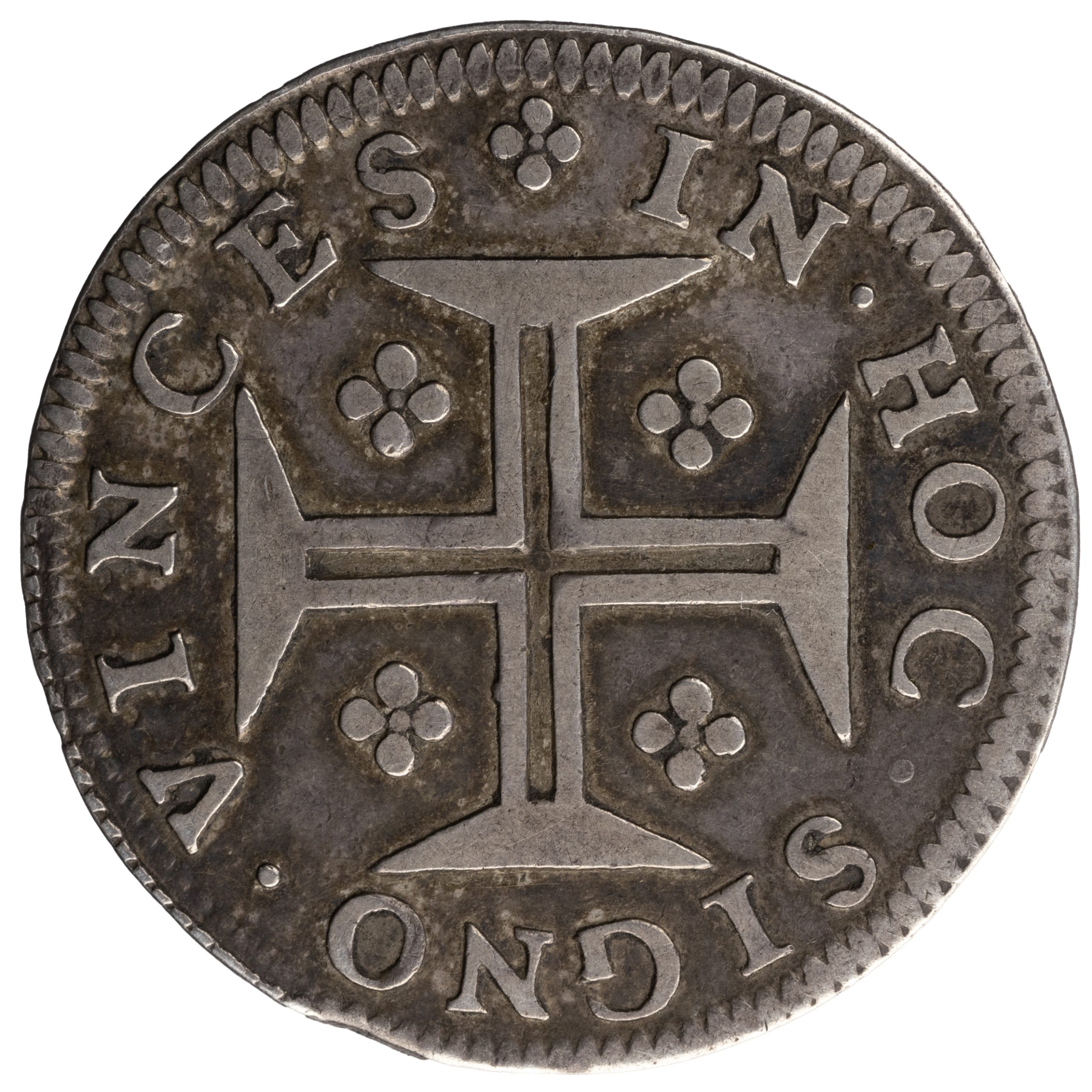 D.Pedro II – 1/2 Cruzado 1683