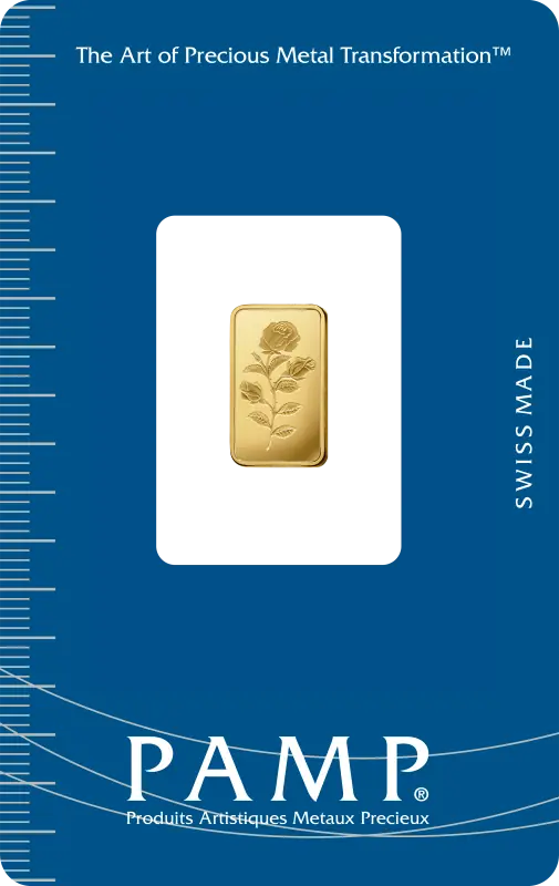 1g Gold Bar | PAMP Rose