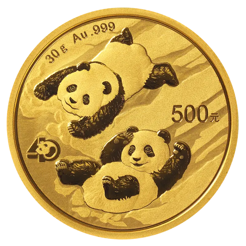 30g China Panda Gold Coin | Mixed Years